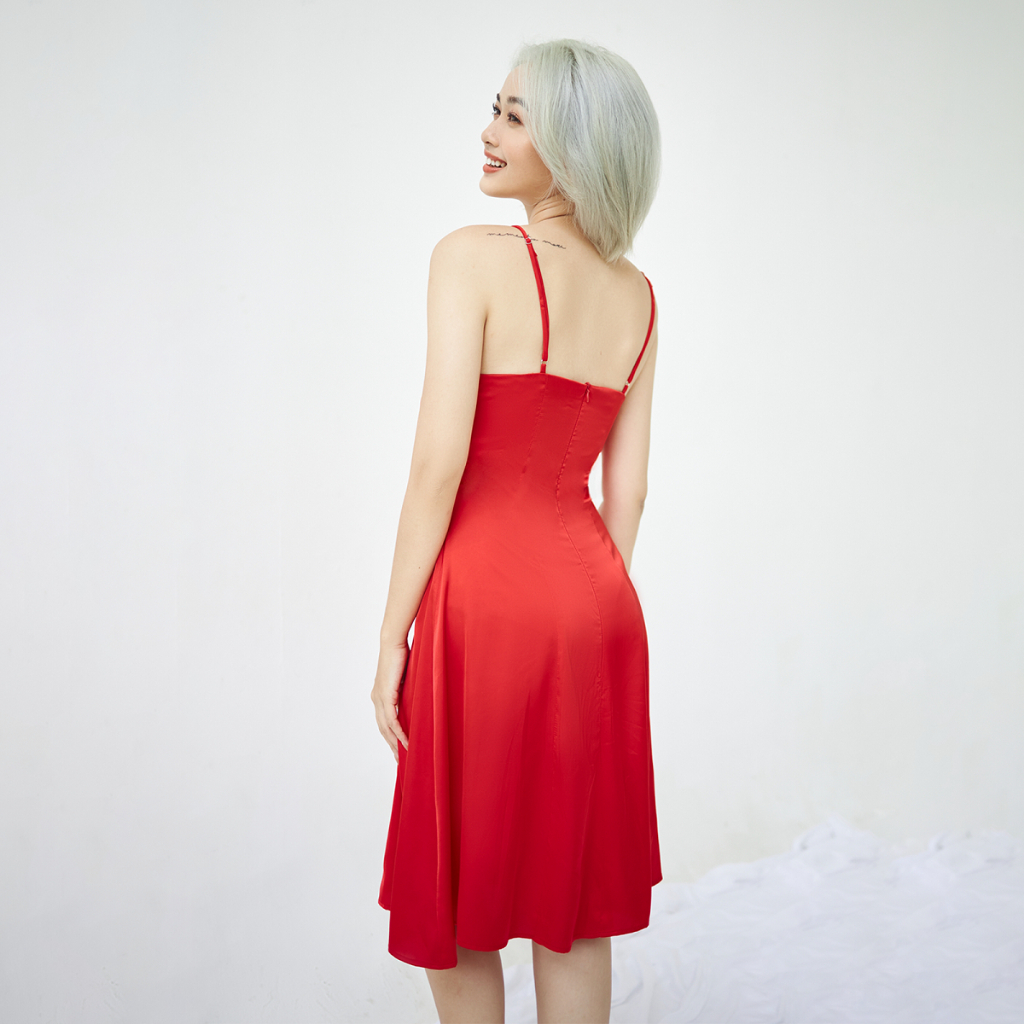 [OOS] VIBES Váy ngủ lụa trơn cao cấp Candy Lady Dress