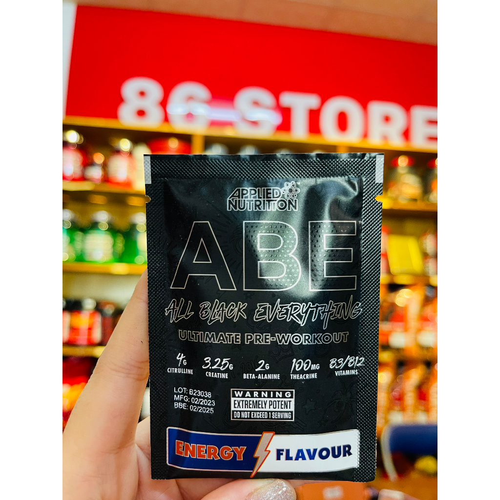 SAMPLE ABE PREWORKOUT APPLIED NUTRITION - 1 SERVING