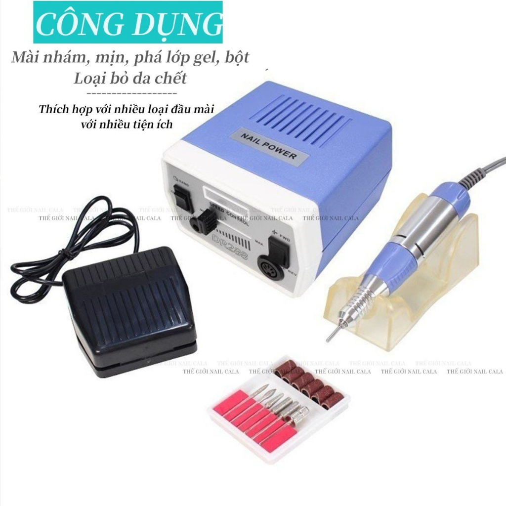 Máy mài DR288 chính hãng - Máy mài móng nail- Máy mài cắm dây - máy mài giá rẻ