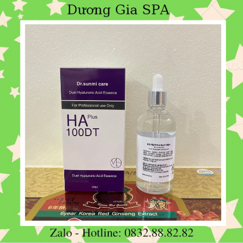 Tinh chất serum HA 100BL, Siêu căng bóng và siêu sáng mịn, HA Tím