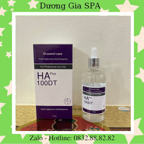 Tinh chất serum HA 100BL, Siêu căng bóng và siêu sáng mịn, HA Tím