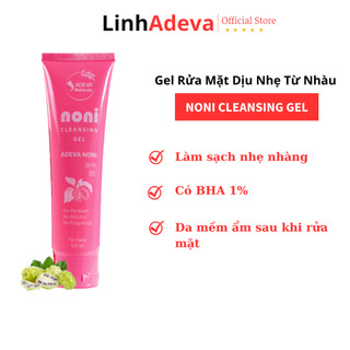 Sữa rửa mặt trái nhàu adeva noni cleansing gel chiết xuất trái nhàu làm sạch sâu, an toàn với mọi loại da 100ml