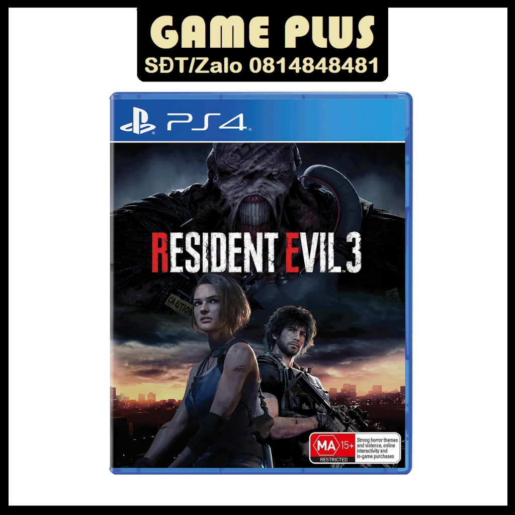 Đĩa Game 2ND Resident Evil 3 cho máy PS4 PS5