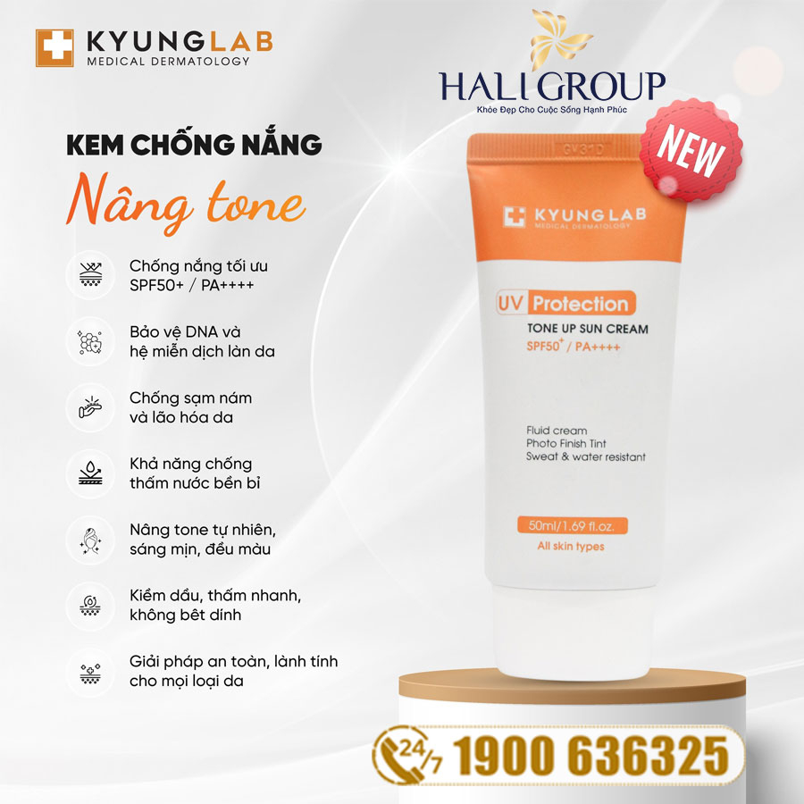 Kem Chống Nắng Nâng Tone Kyung Lab 50ml