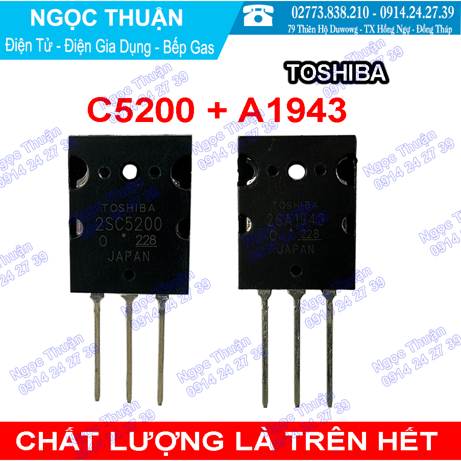 Cặp C5200 + A1943 ( TOSHIBA )