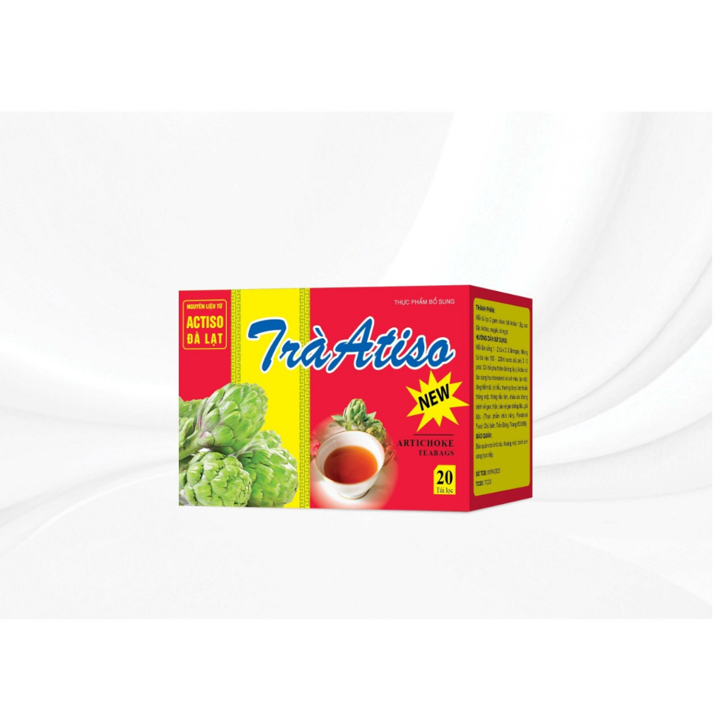 Trà Atiso Đà Lạt ( Bản hộp đỏ ) - 20 túi lọc/ hộp