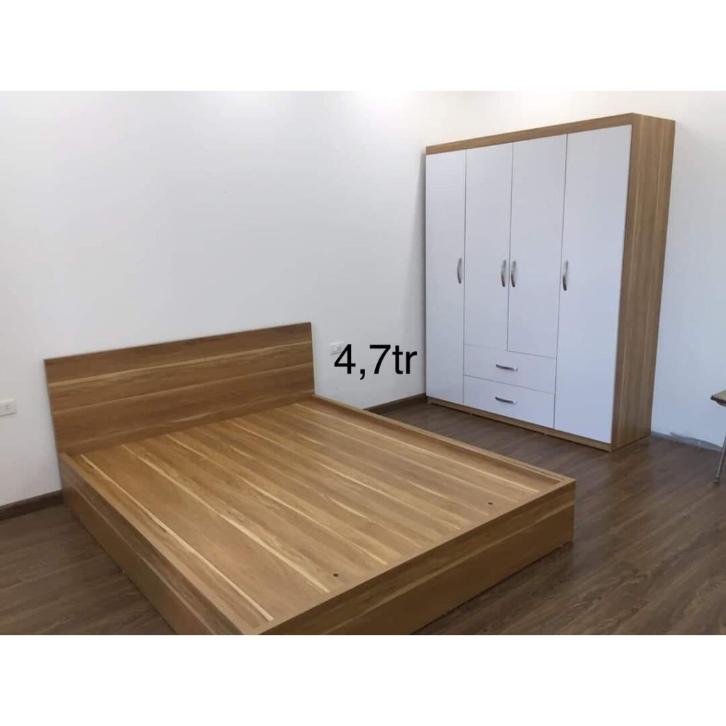 Combo giường 1m6 x2m và tủ 1m6 x2m
