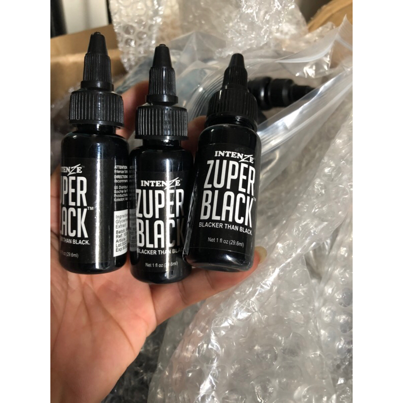 Mực Xăm Hinh Siêu Đen ZUPER BLACK 30ml Chính Hãng