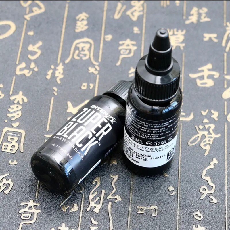 Mực Xăm Hinh Siêu Đen ZUPER BLACK 30ml Chính Hãng