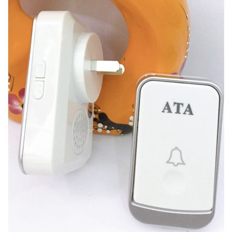 [HỎA TỐC] Chuông cửa ATA AT-913M không dây, khoảng cách phát sóng xa, nút nhấn có ron chống nước - Hàng chính hãng