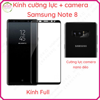Kính cường lực samsung galaxy note 8 full 9d + cường lực camera