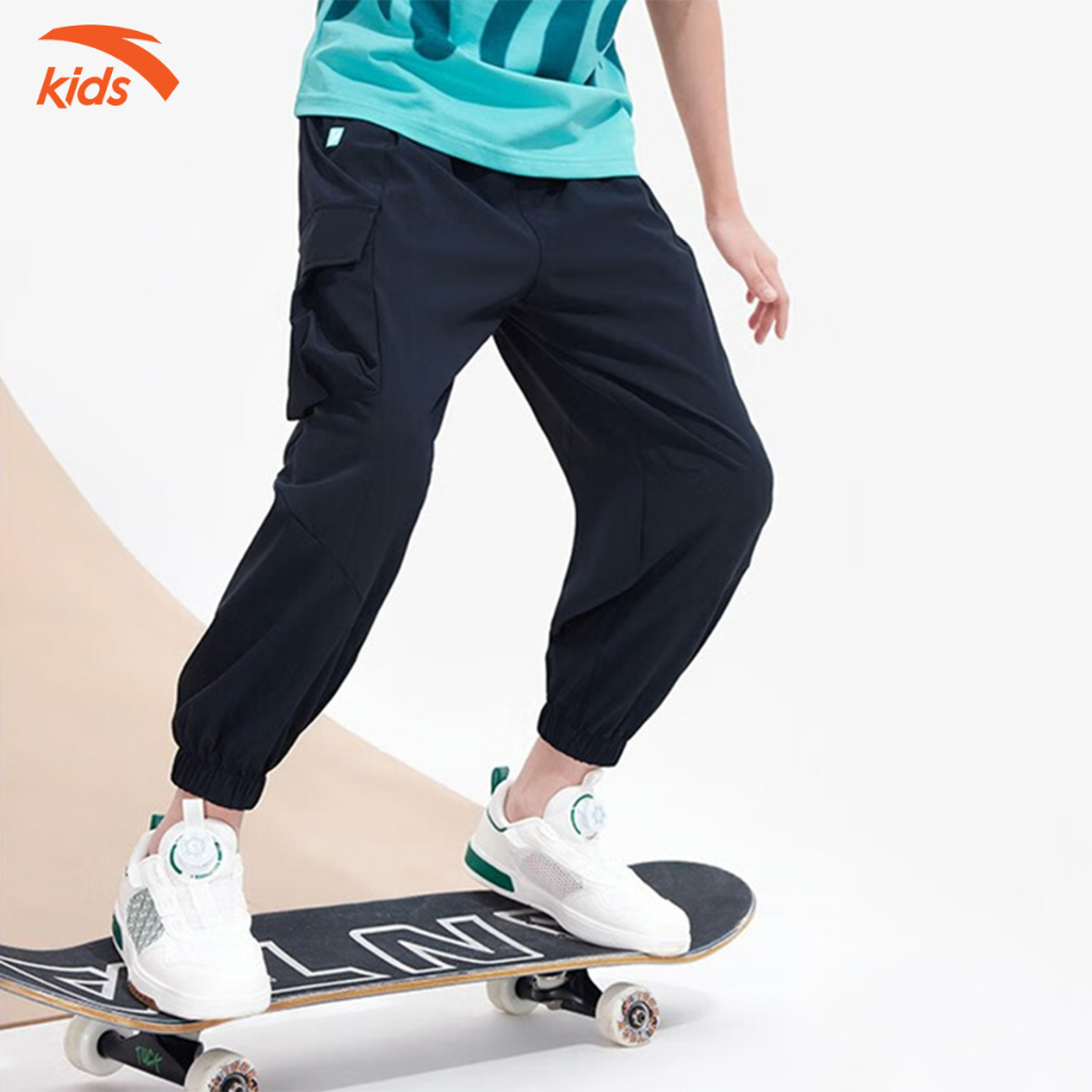 Quần dài bé trai Anta Kids dáng Slim Fit, cạp chun co giãn 4 chiều W352328785