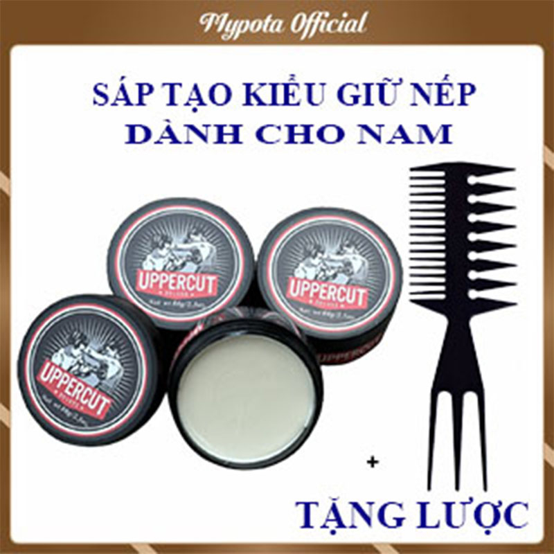 Sáp vuốt tóc nam uppercut 100g Mùi hương nam tính, tạo kiểu dễ dàng, wax vuốt tóc tạo kiểu giữ nếp