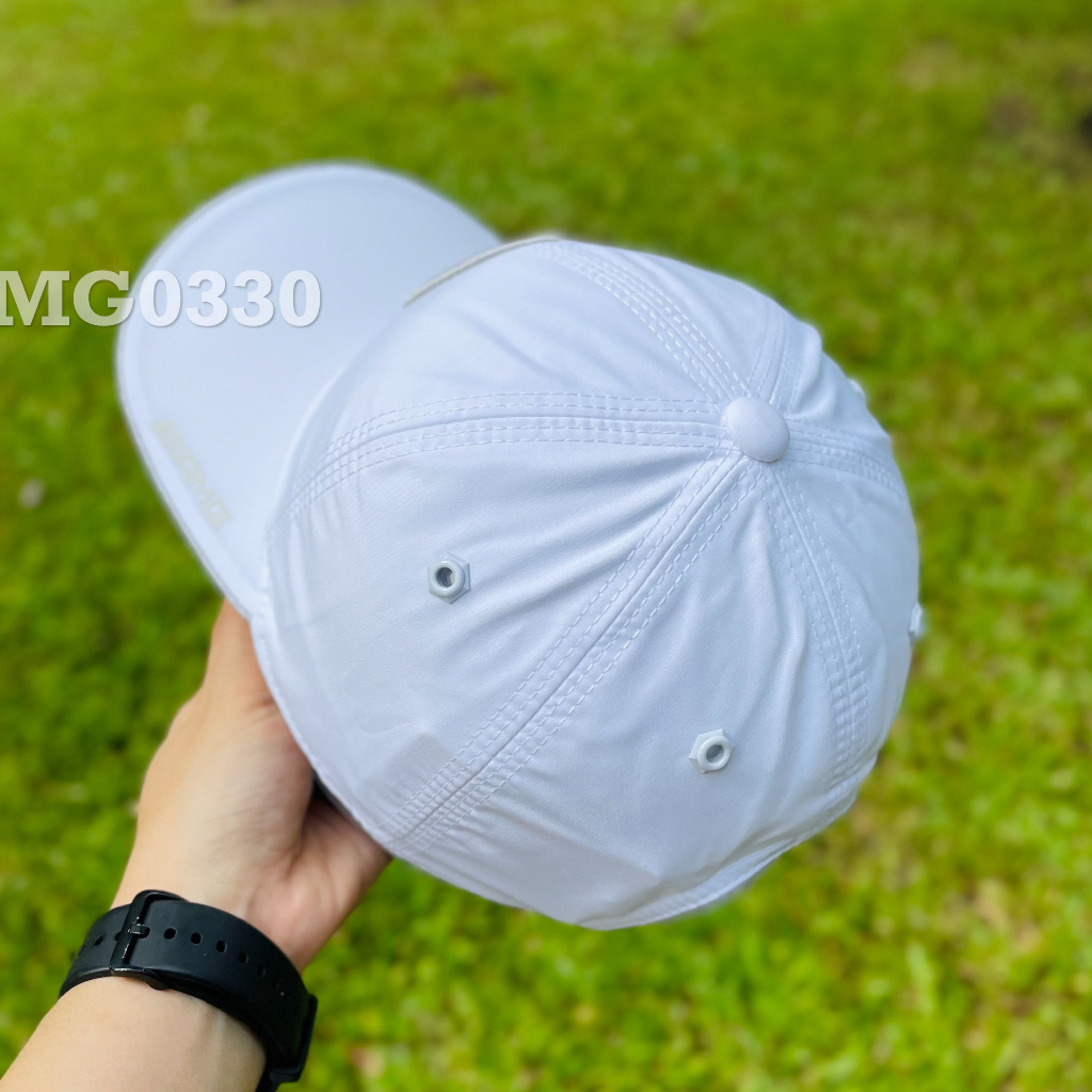 Nón kết Mũ lưỡi trai thể thao nam nữ thêu nổi Mercedes Benz AMG màu trắng MG0330