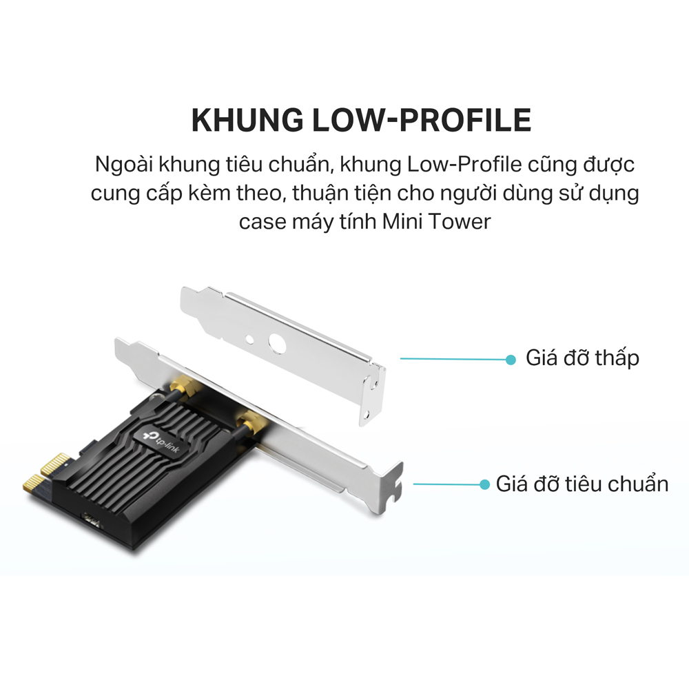 Bộ Chuyển Đổi Card WiFi TP-Link Archer TX20E PCIe Bluetooth 5.2 WiFi 6 AX1800