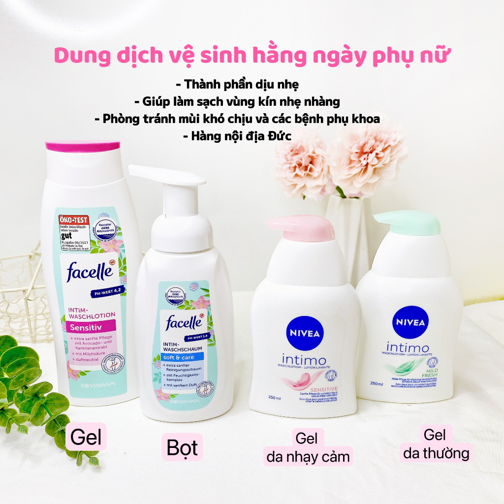 Dung dịch vệ sinh phụ nữ - hàng Đức [ SHIP che tên sản phẩm]