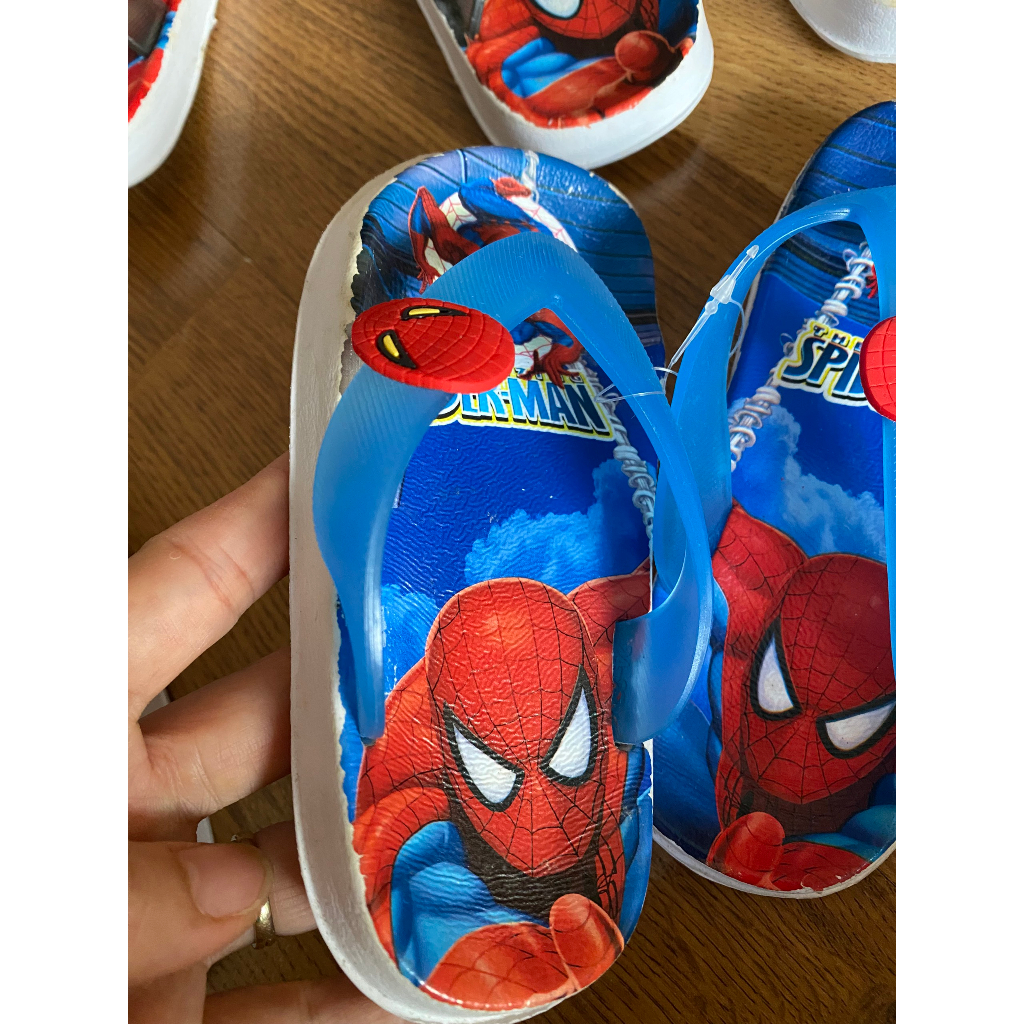 Dép tông , dép kẹp siêu nhân spiderman cho bé