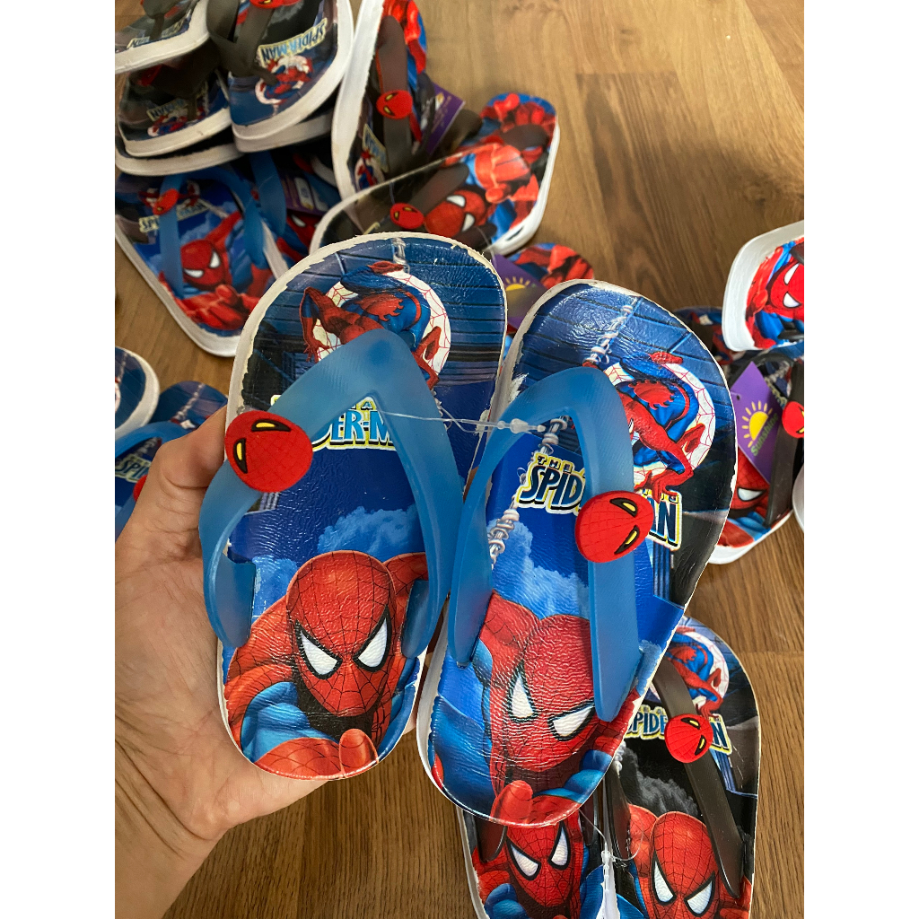 Dép tông , dép kẹp siêu nhân spiderman cho bé