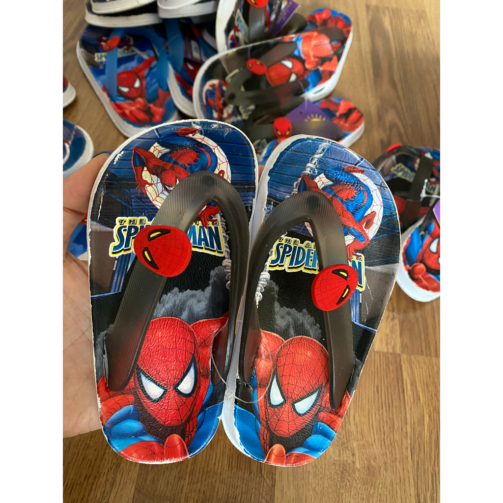 Dép tông , dép kẹp siêu nhân spiderman cho bé