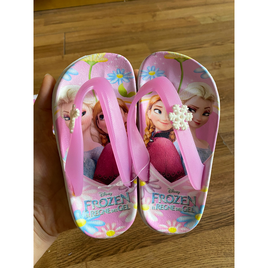 Dép tông, dép kẹp công chúa Frozen cho bé sz25