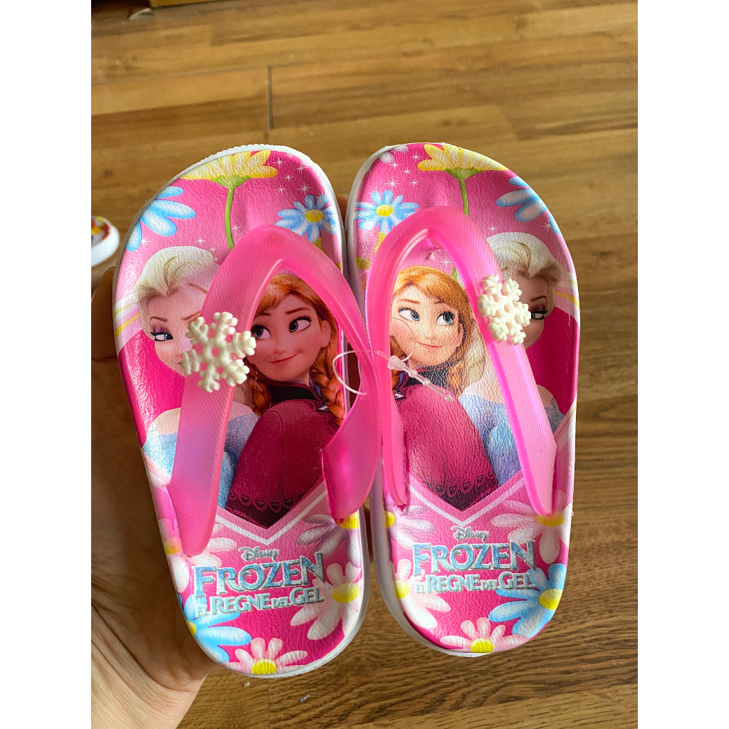Dép tông, dép kẹp công chúa Frozen cho bé sz25