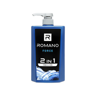 TẮM GỘI 2IN1 ROMANO 650G.3 MÀU LỰA CHỌN