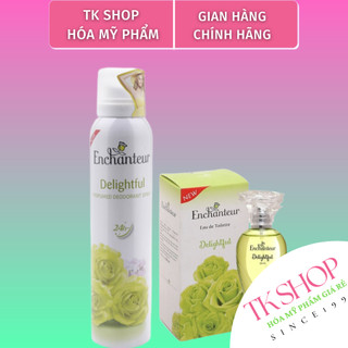 Xịt khử mùi Hương nước hoa DELIGHFUL 150ml +Nước hoa mini DELIGHFUL 10ml
