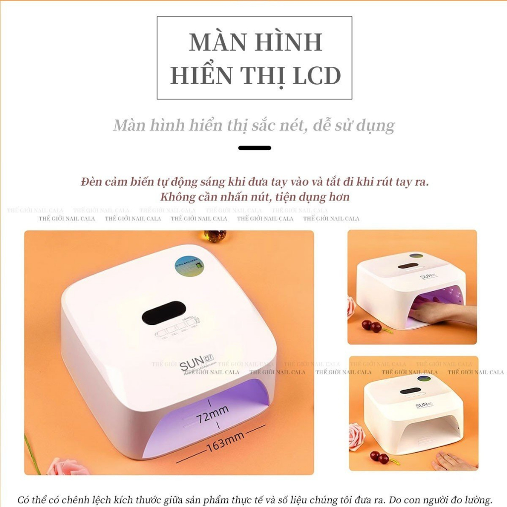 Máy hơ SUN Q7 chính hãng - Máy làm nail chuyên dụng - Đa Năng - Máy hơ tích Điện -Bền bỉ