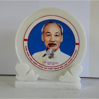 Ảnh Bác Hồ Ghế Mây 20cm