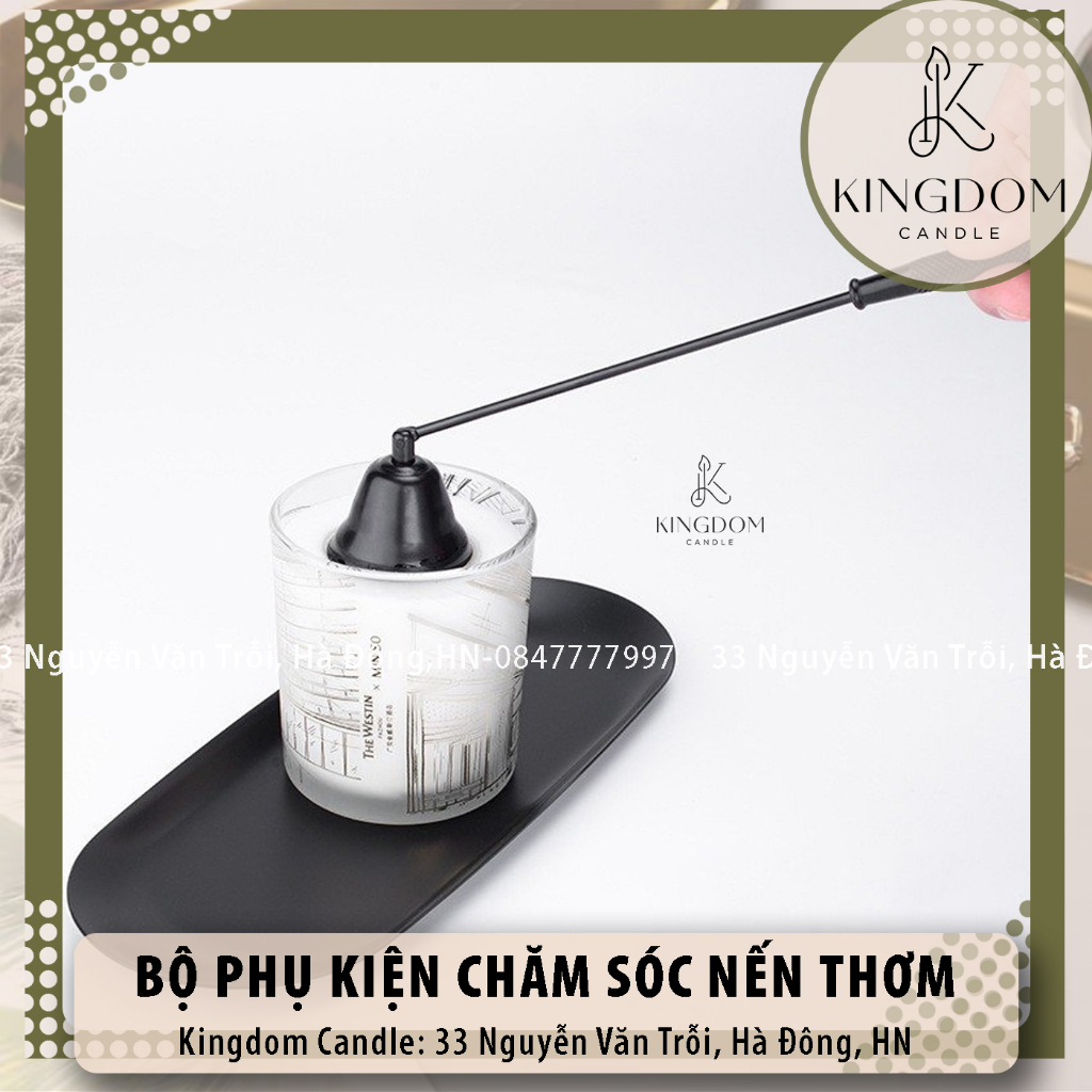 Đủ Bộ Chăm Sóc Nến 5 Chi Tiết - Phụ Kiện Nến Thơm - Hàng Sẵn Hà Nội