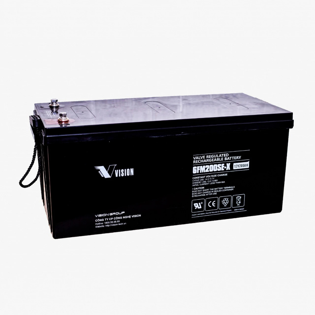 Ắc quy vision 6FM 230 X. Mới 100% chính hãng