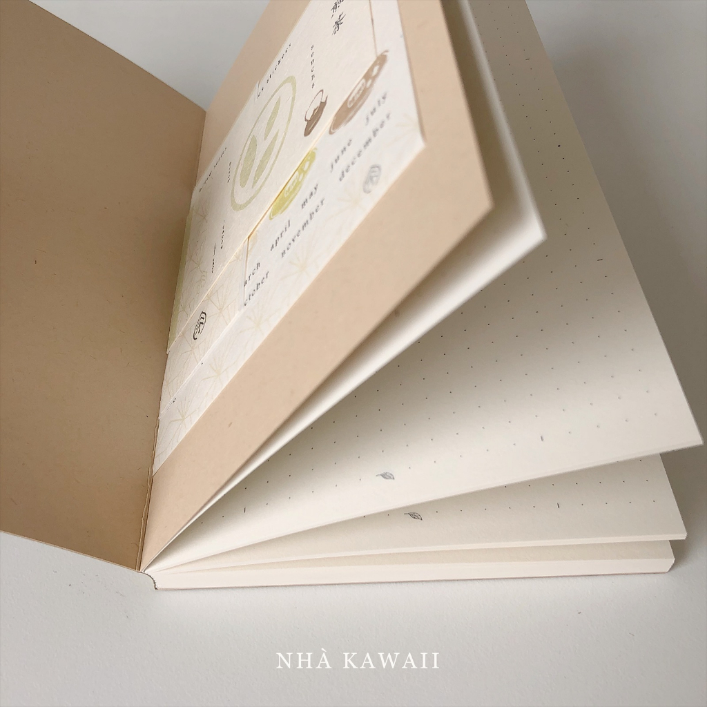 Sổ tay journal Brew teayoushop phong cách Nhật Bản