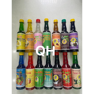 Siro đào , kiwi , vải , trái cây chai 400ml - hương vị tuổi thơ