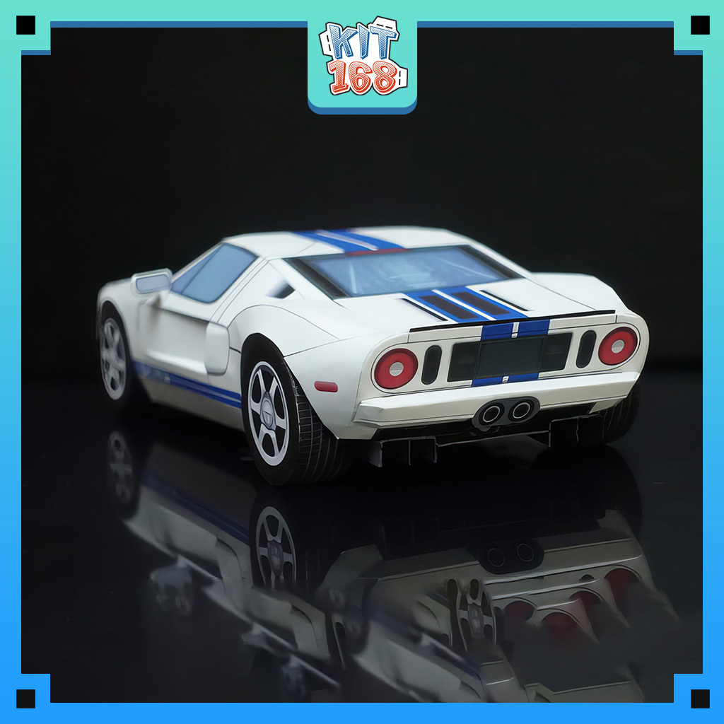 Mô hình giấy Xe ô tô Ford GT