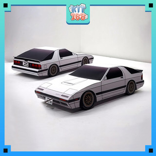Mô hình giấy xe ô tô mazda savanna rx-7