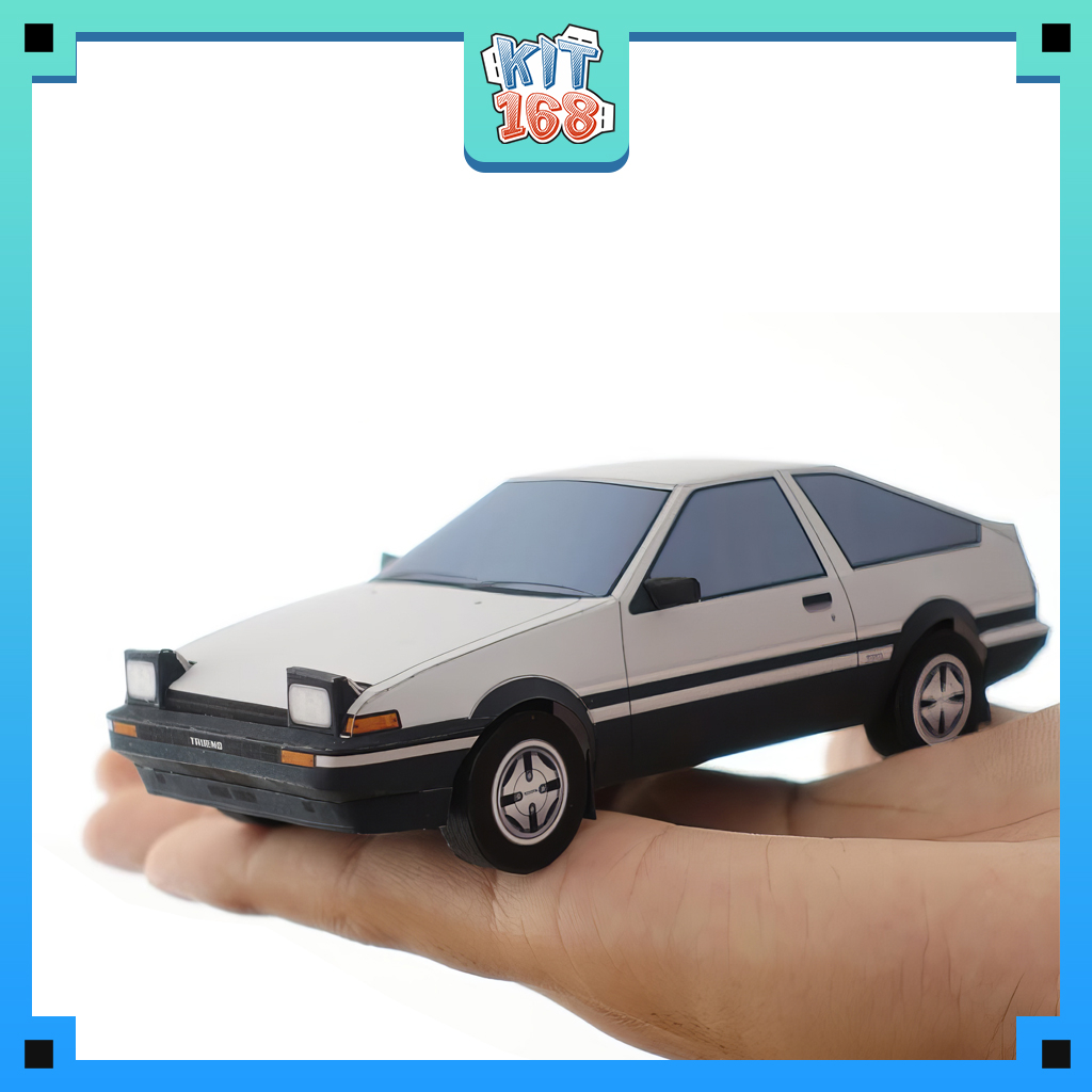 Mô hình giấy Xe ô tô Toyota AE86 3 door GT APEX