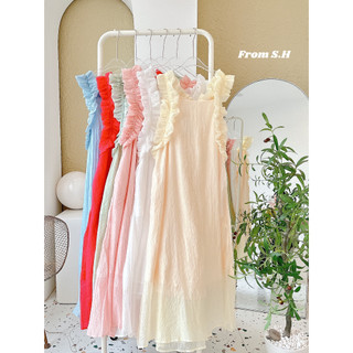 Vivian Dress - Váy tơ dáng suông dây bèo cực xinh