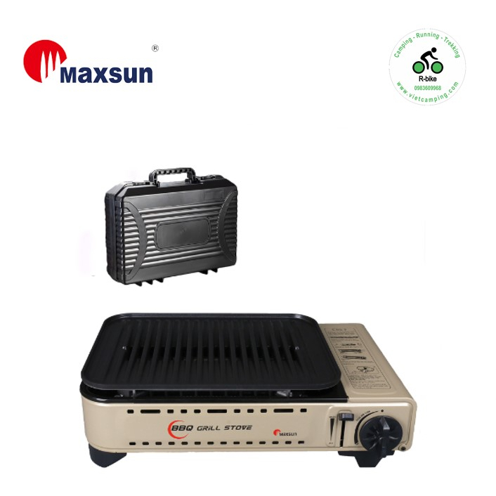 Bếp nướng gas chống dính mini BBQ Maxsun MS-8