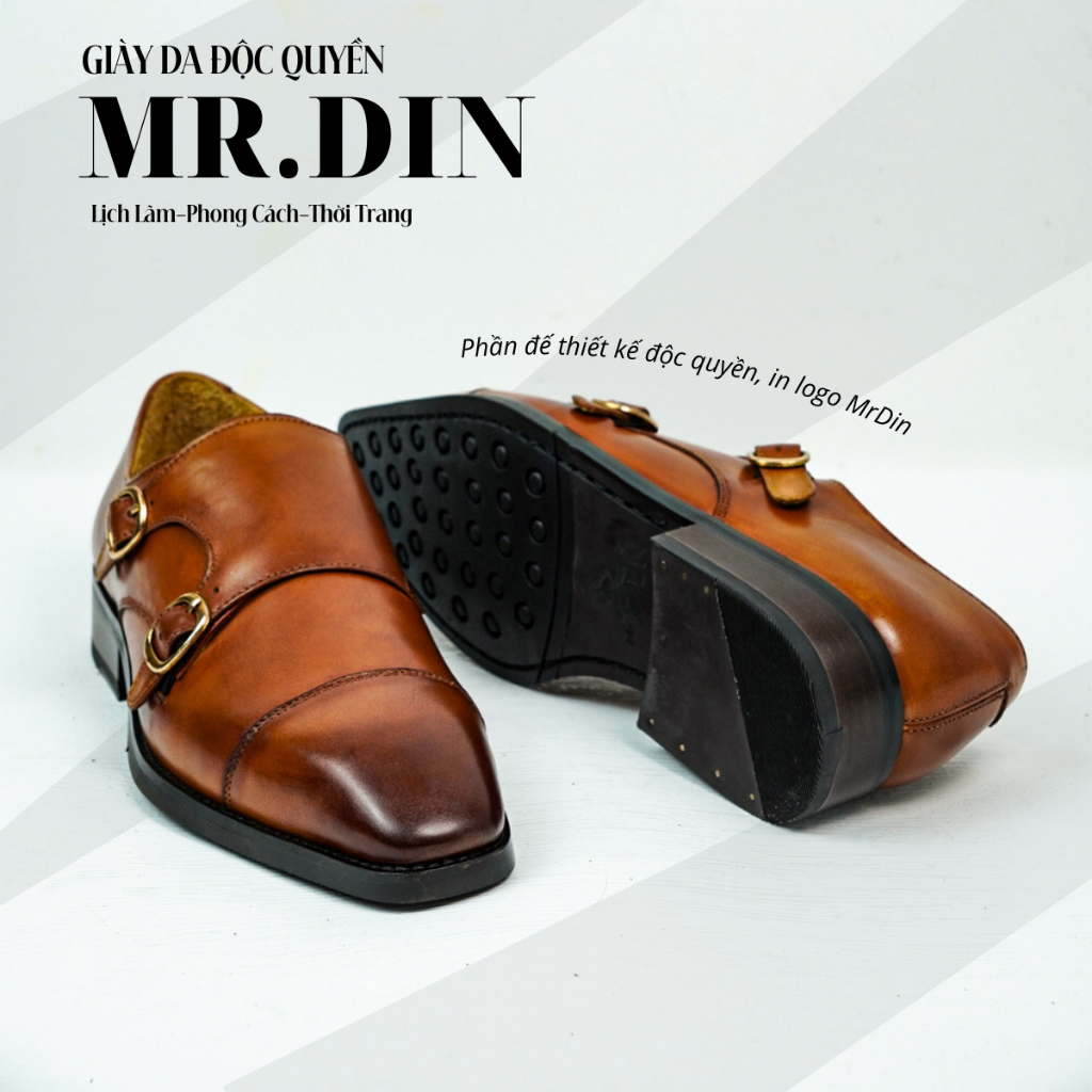 Giày Tây Nam Monkstrap Da Cao Cấp Bảo Hành 12 Tháng MD011 | BigBuy360 - bigbuy360.vn