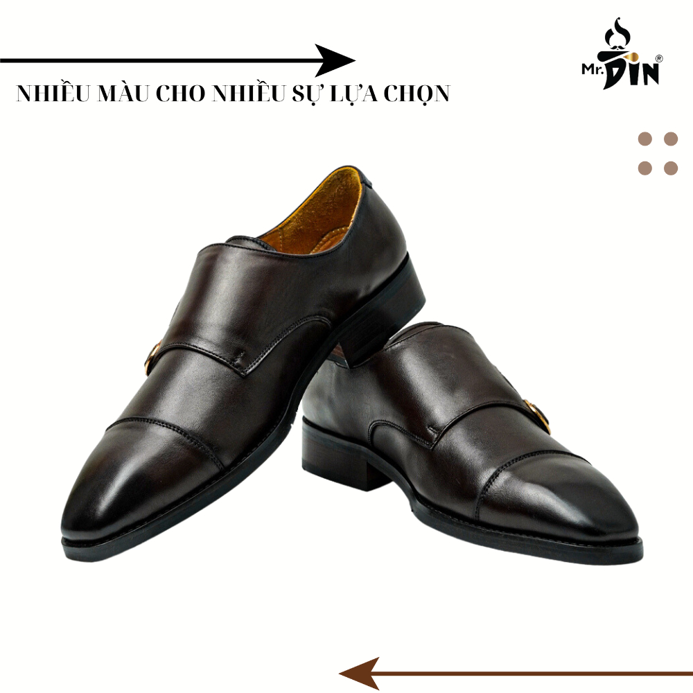 Giày Tây Nam Monkstrap Da Cao Cấp Bảo Hành 12 Tháng MD011 | BigBuy360 - bigbuy360.vn