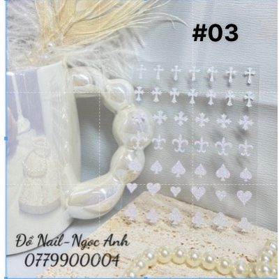 Tấm Sticker nhiều mẫu Khác Nhau Dùng Để Dán Móng Nail💅💅💅