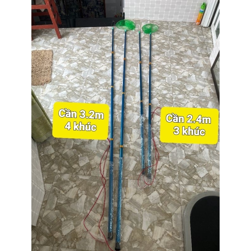 CẦN VỢT RÚT 2.4M