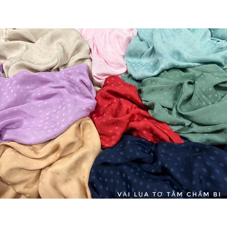 Vải Lụa Chấm Bi Hàng Châu (160k/m)