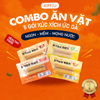 Combo ăn vặt xúc xích ức gà ăn liền 4 vị