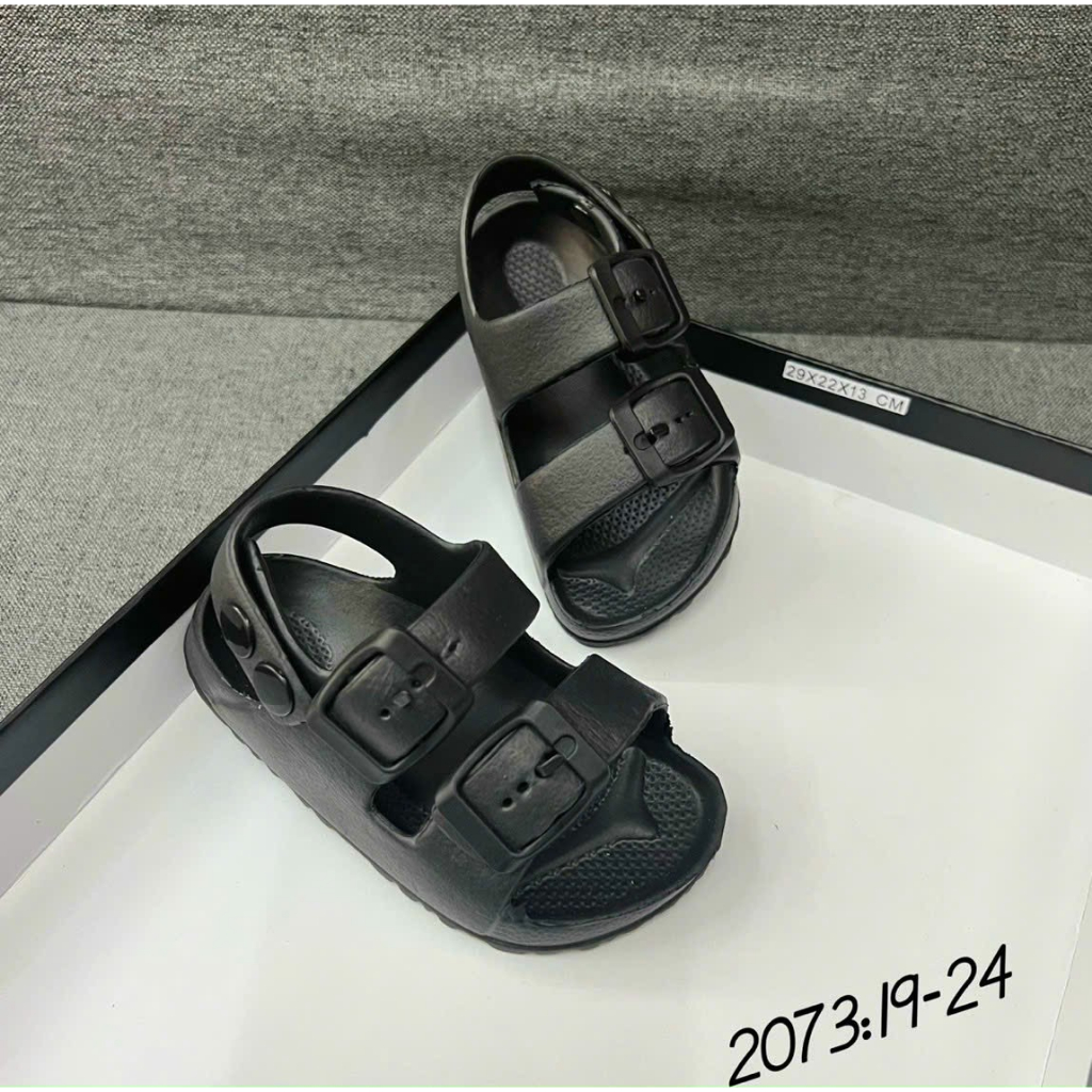 Sandal Xốp Khuy Bấm Siueeu Bền, Siêu Nhẹ CHo Bé Trai size 20-25