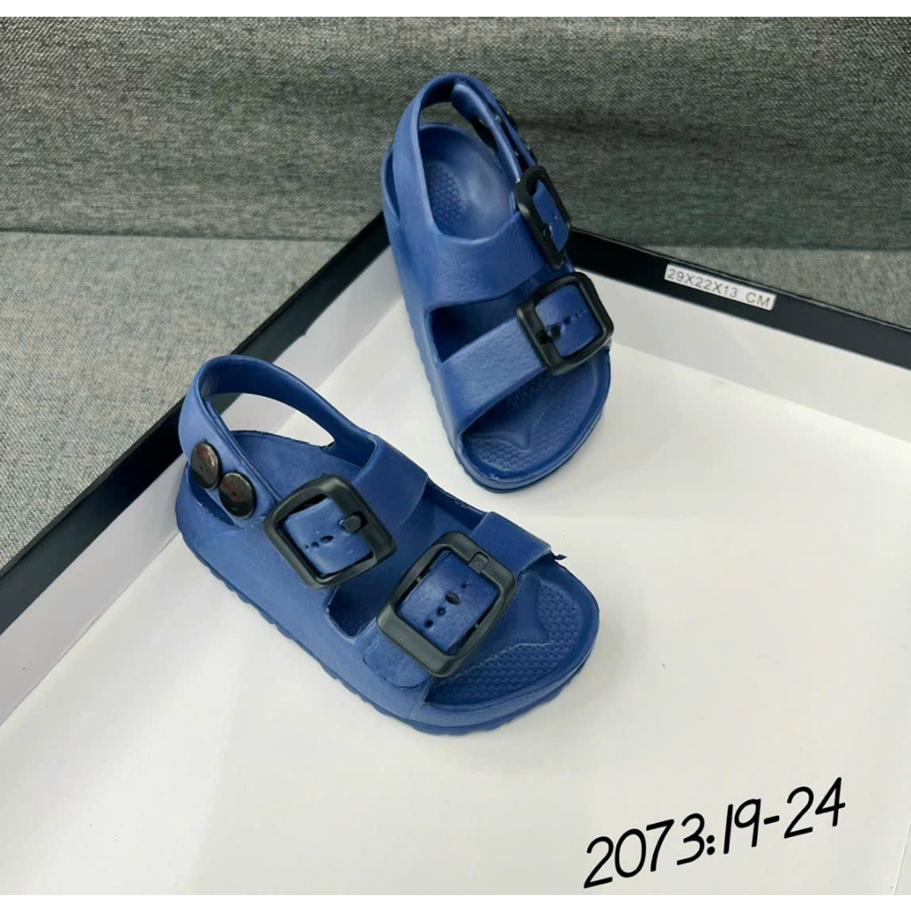 Sandal Xốp Khuy Bấm Siueeu Bền, Siêu Nhẹ CHo Bé Trai size 20-25