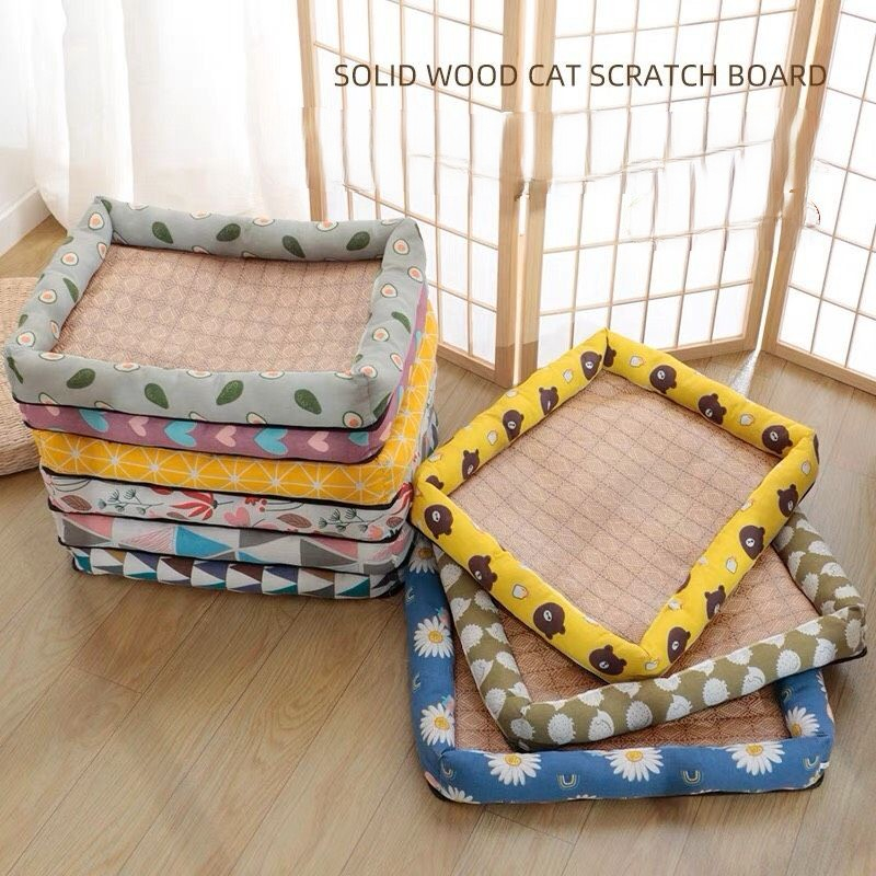 Thảm Mát Chiếu Điều Hòa cho chó mèo nhiều màu sắc hình dáng chất lượng cao hình tròn và chữ nhật