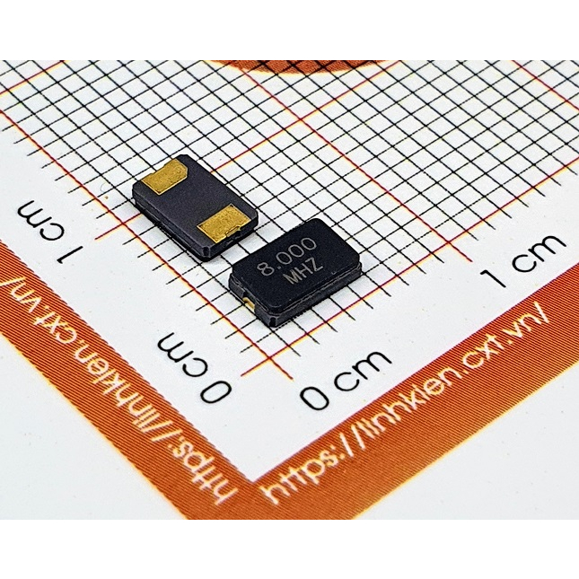 Thạch anh 5032 2 chân 5.0x3.2mm 8mHz 12mHz 16mHz 20mHz 24mHz 25mHz 27mHz 32mHz