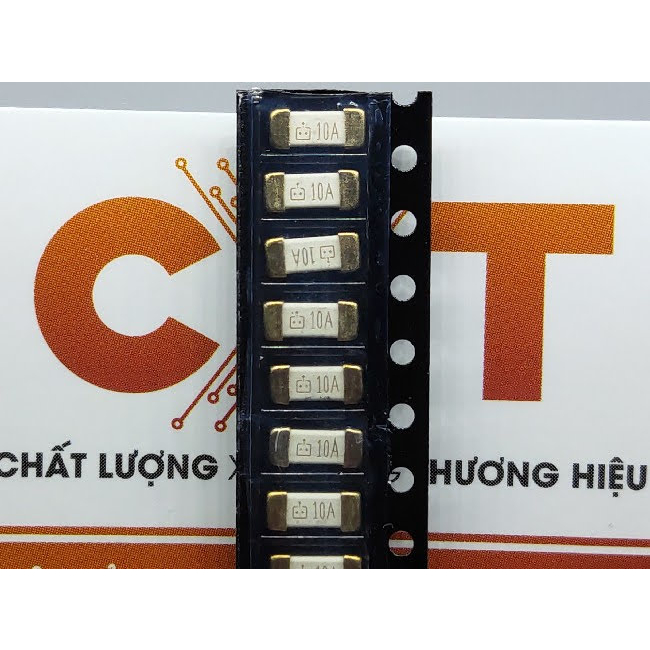 Cầu chì sứ F10A 10A 125V SMD 1808