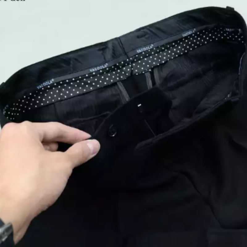 Quần tây nam được may từ chất liệu vải tuyết mưa mềm mát, thoáng khí, thấm hút mồ hôi